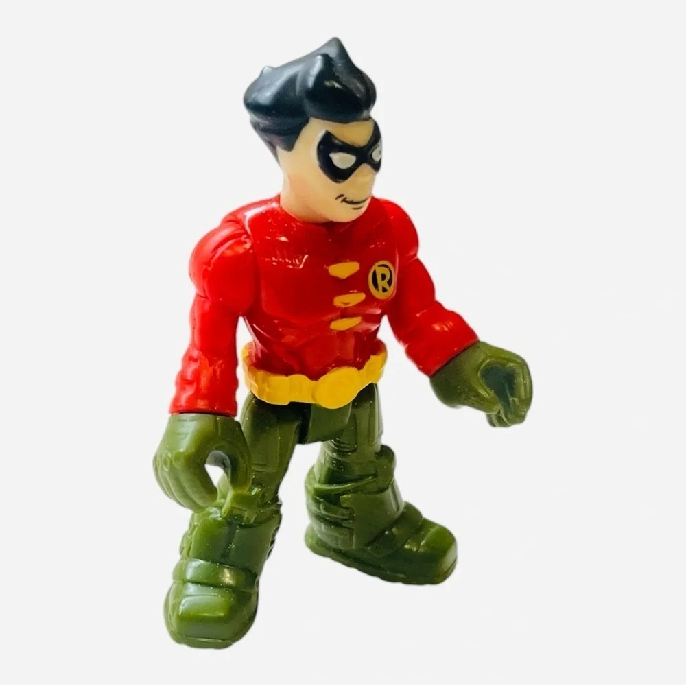 Imaginext DC super friend Red and Green Action Figure 3 in x 2 in